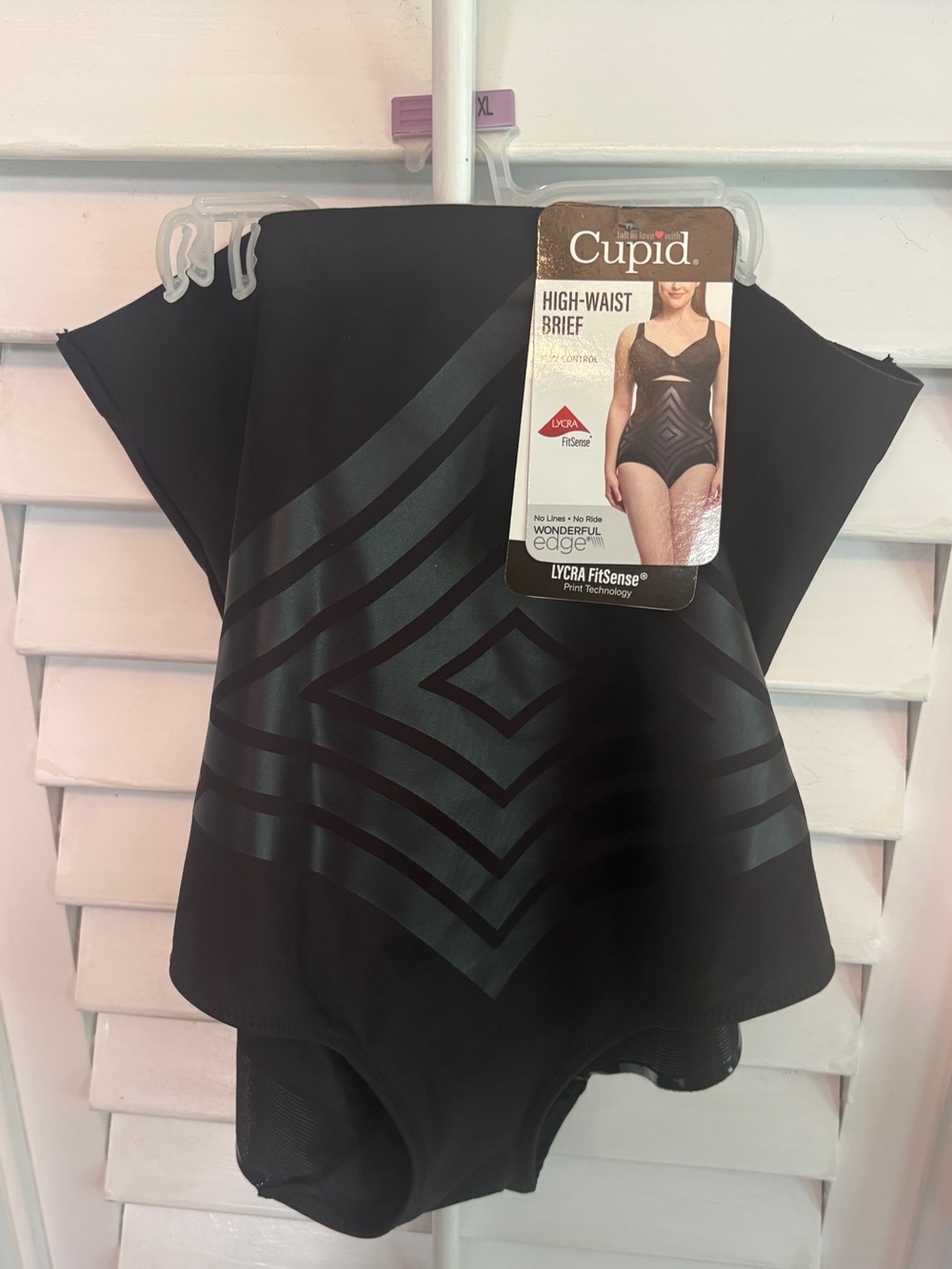 Cupid Black High Waist Brief Shape wear Size XL